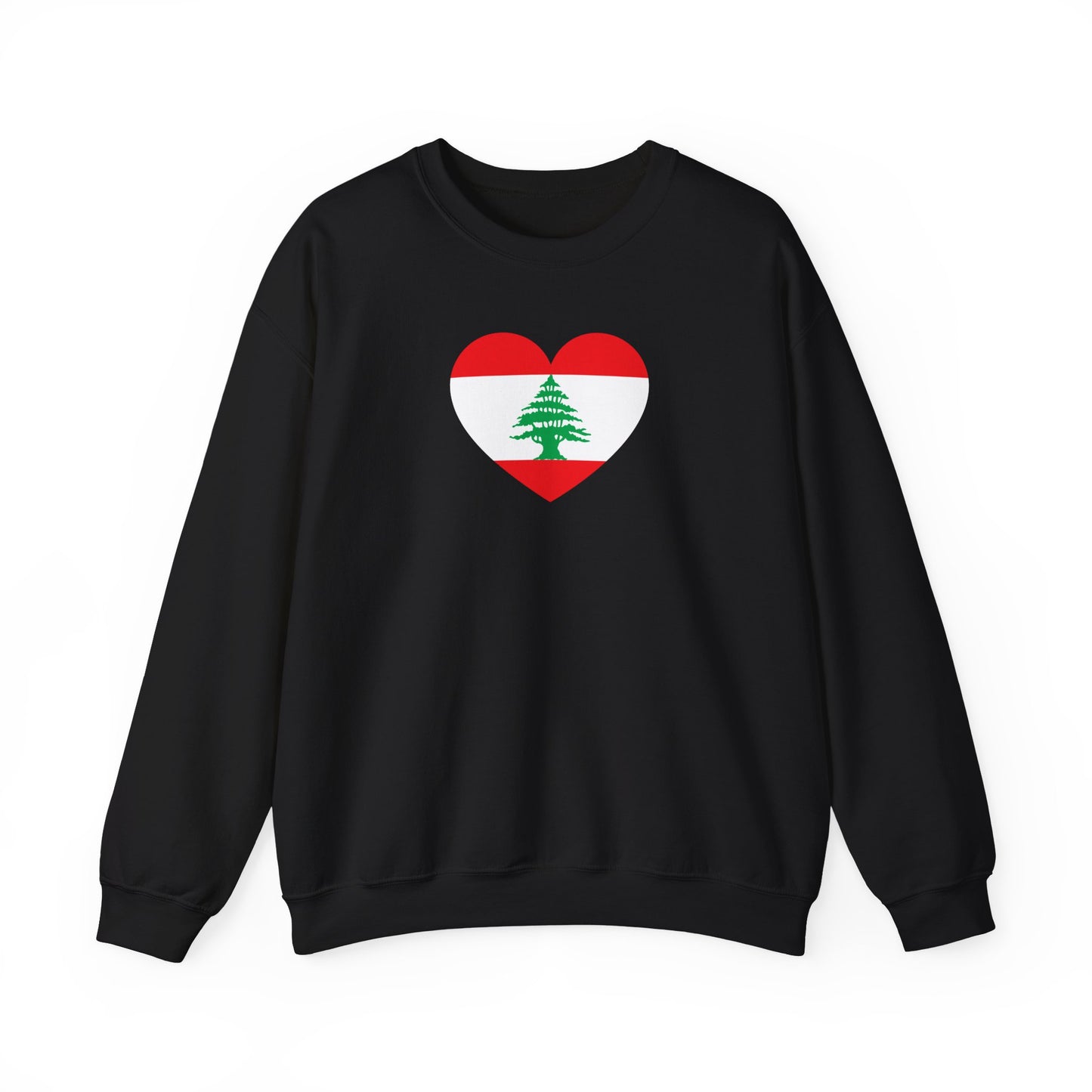 Heart Lebanon Flag Sweatshirt