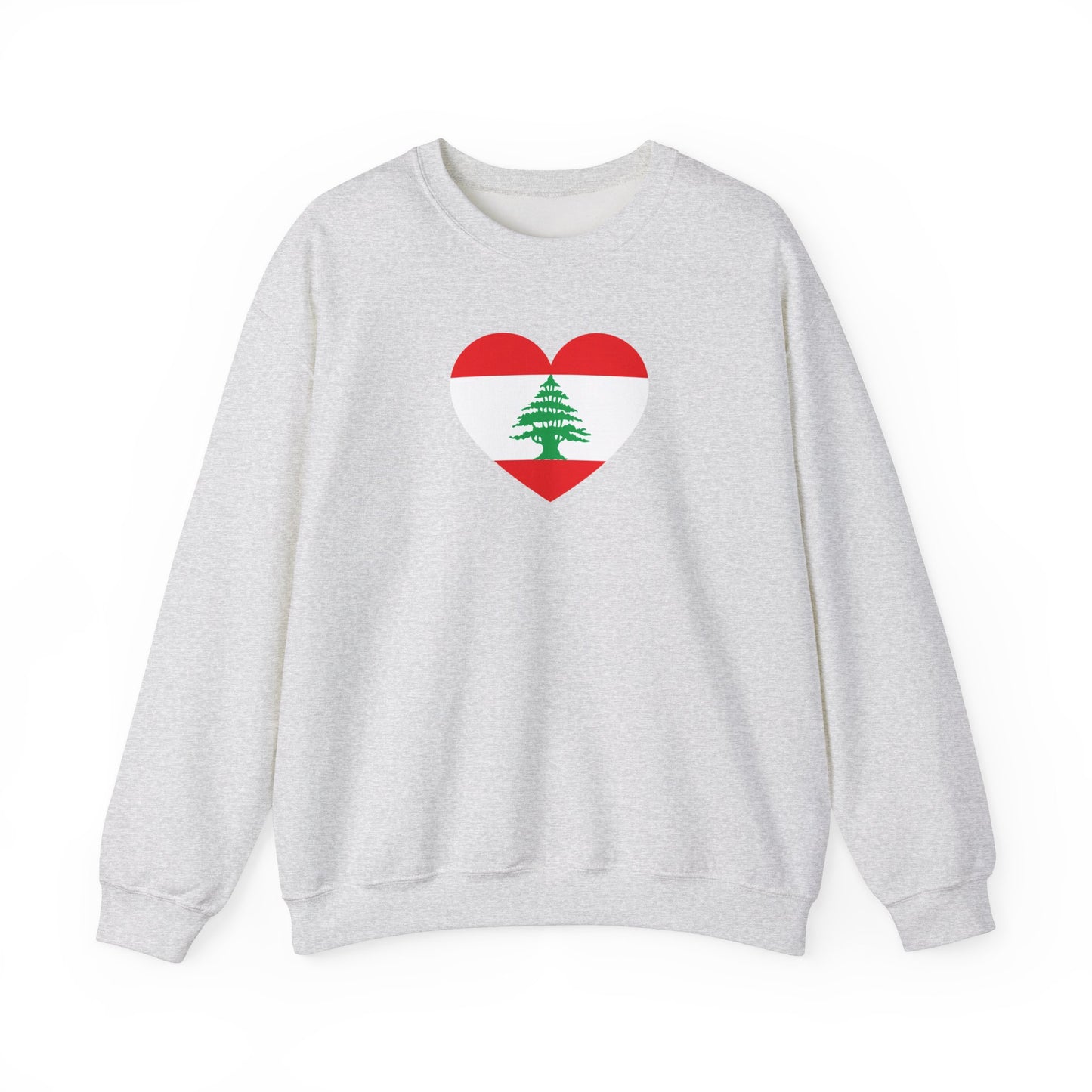 Heart Lebanon Flag Sweatshirt